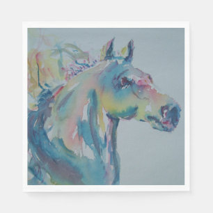Guardanapo De Papel Cavalo de Muitas Cores