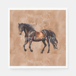 Guardanapo De Papel Cavalo Marrom Ocidental