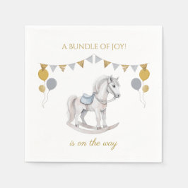 Guardanapo De Papel Cavalo-pedras com bandeiras