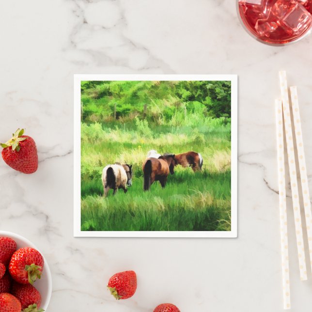 GUARDANAPO DE PAPEL CAVALOS (Insitu)