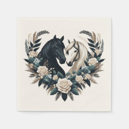 Guardanapo De Papel Cavalos de Casamento no Amor