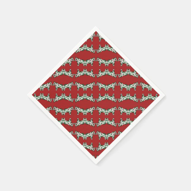 Guardanapo De Papel Cavalos de Natal Dala (Canto)