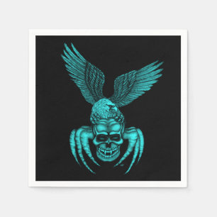 Guardanapo De Papel Caveira-aranha com águia