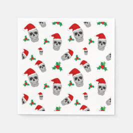 Guardanapo De Papel Caveira de Natal Napkins