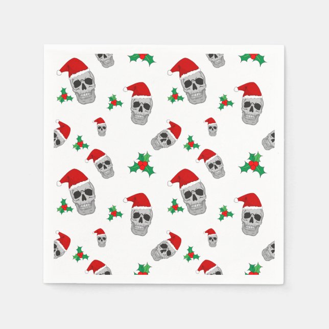Guardanapo De Papel Caveira de Natal Napkins (Frente)
