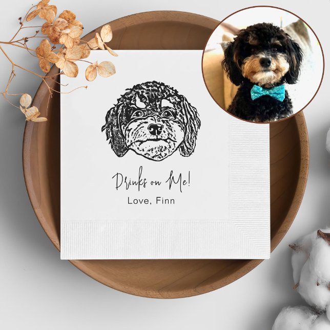 Guardanapo De Papel Cavoodle Dog Personalizado Beba Em Mim (Criador carregado)
