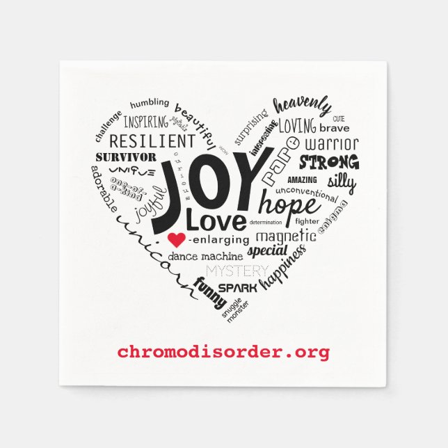 Guardanapo De Papel CDO Heart Napkin (Frente)