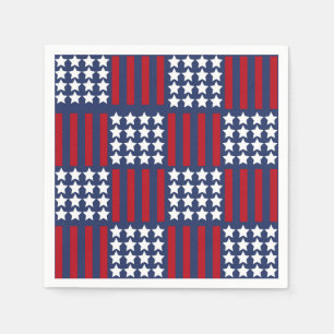 Guardanapo De Papel Celebração Bold American Spirit Stars & Stripes