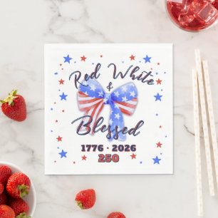 Guardanapo De Papel Celebração Cristã Patriótica América 250