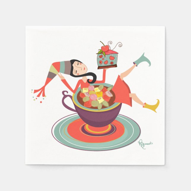 Guardanapo De Papel Celebração da Vida (Frente)