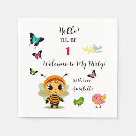 Guardanapo De Papel Celebração de Crianças de Festa de Jardim