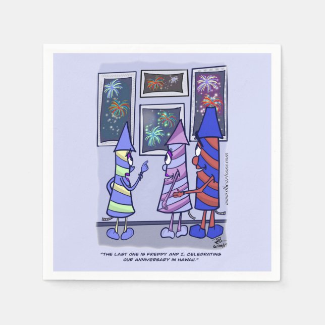 Guardanapo De Papel Celebração de vamos Napkins (Frente)