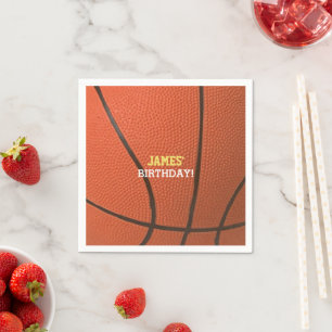 Guardanapo De Papel Celebração do basquetebol personalizada