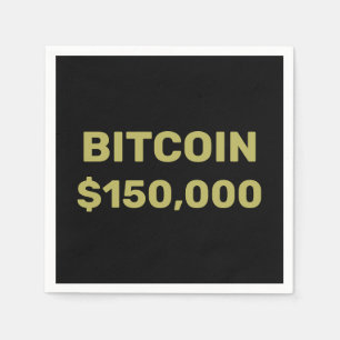Guardanapo De Papel Celebração do Bitcoin 150000
