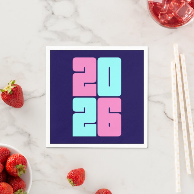 Guardanapo De Papel Celebração do feliz ano novo 2026 (Insitu)