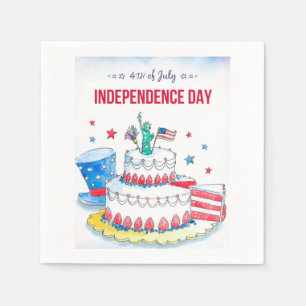 Guardanapo De Papel Celebração Patriótica