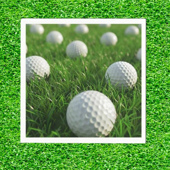 Guardanapo De Papel Celebrando o Aniversário do Sonho de Golfer (Tee Off in Style: Celebrate Every Swing!)