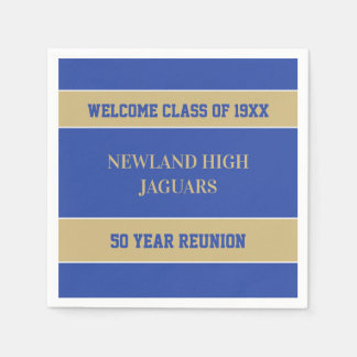 Guardanapo De Papel Celebrar! Nápoles de Reunião de Classe PERSONALIZA