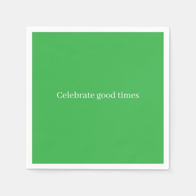 Guardanapo De Papel 'Celebrate Good Times' Festive Cheerful Birthday  (Frente)