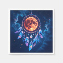 Guardanapo De Papel Celestial Eclipse Dreamcatcher