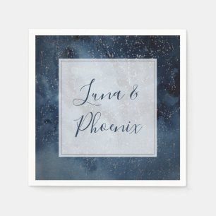 Guardanapo De Papel Celestial Night Sky com Frame Wedkins