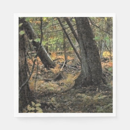 Guardanapo De Papel Cena da floresta do outono