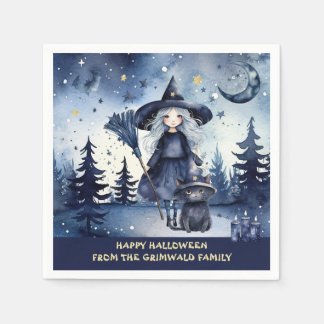 Guardanapo De Papel Cena de Floresta de Napkins em Papel Halloween Per