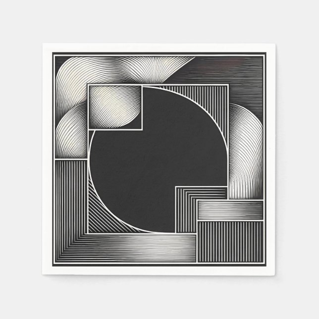 Guardanapo De Papel Central Orbit Structure (Frente)