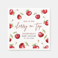 Cereja no Chá de fraldas Superior