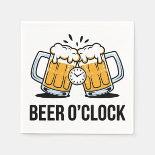 Guardanapo De Papel Cerveja O'Clock - Hora de celebrar com uma Fria