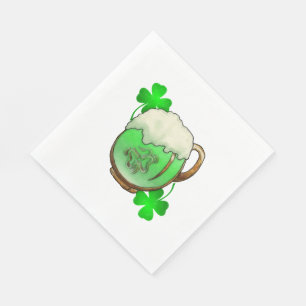 Guardanapo De Papel Cerveja verde