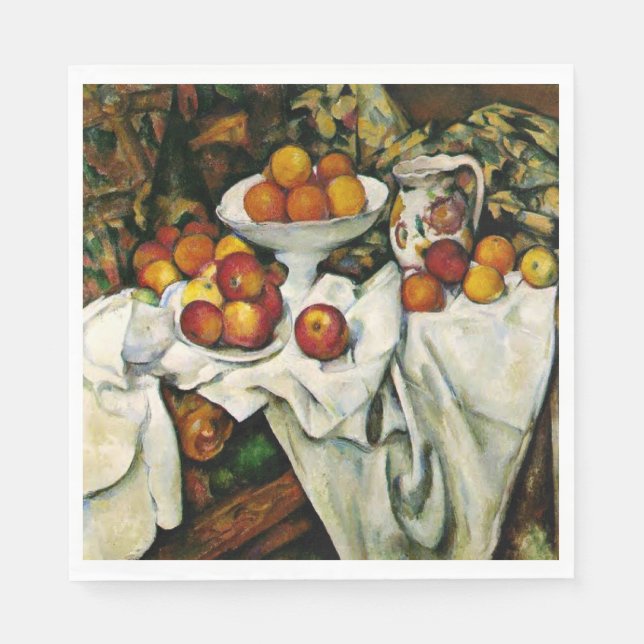 Guardanapo De Papel Cezanne - Maçãs e Laranjas (Frente)
