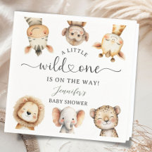 Chá de Bebê Animais Safari Fera Bebê