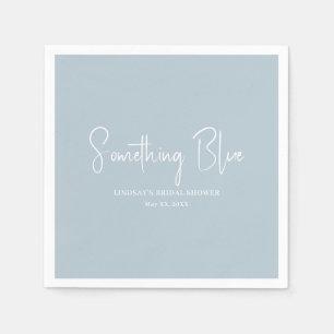 Guardanapo De Papel Chá de Bebê Azul Elegante
