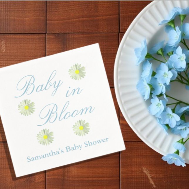 Guardanapo De Papel Chá de Bebê Baby In Bloom (Criador carregado)