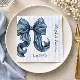 Guardanapo De Papel Chá de Bebê Blue Jeans