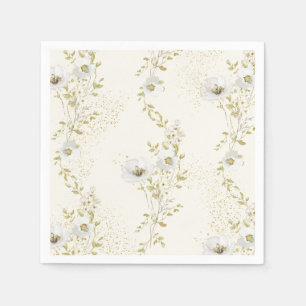 Guardanapo De Papel Chá de Bebê Boho Wildflowers 