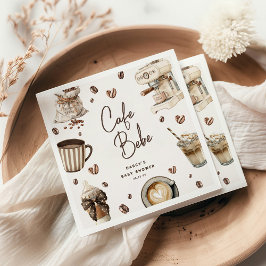 Guardanapo De Papel Chá de Bebê Café Bebe' Aquarela