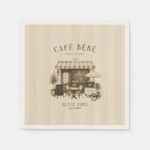Chá de bebê cafe bebe neutro em tons marrons