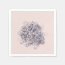 Guardanapo De Papel Chá de Bebê Celestial Rosa Bebê Menina Aquarela