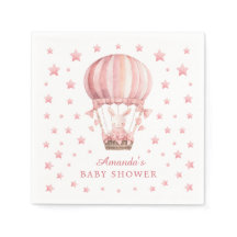 Chá de Bebê Coelho Caprichoso Balão Rosa Estrelas