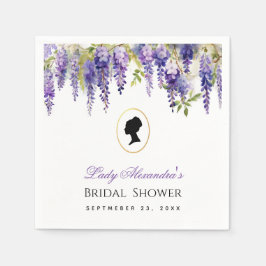 Guardanapo De Papel Chá de Bebê da Noiva Regency Vintage Floral de Wis