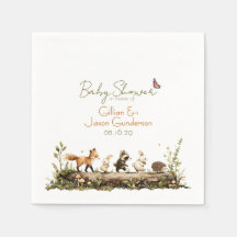 Chá de Bebê de Animais da Floresta