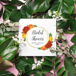 Guardanapo De Papel Chá de Bebê de Florais de Outono