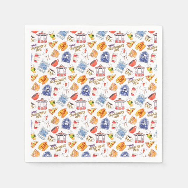 Guardanapo De Papel Chá de Bebê de Gilmore Girl (Frente)