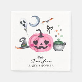 Guardanapo De Papel Chá de Bebê de Halloween