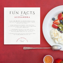 Guardanapo De Papel Chá de Bebê de Noiva Elegante e Divertido com Curi