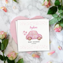 Chá de Bebê do Carro Rosa de São Valentim