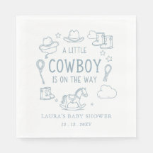 Chá de Bebê do Pequeno Cowboy