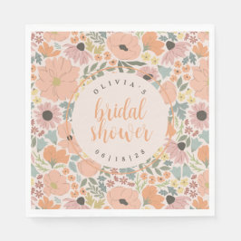 Guardanapo De Papel Chá de Bebê Floral